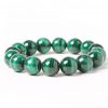 Vòng tay phong thủy đá lông công malachite (7730)